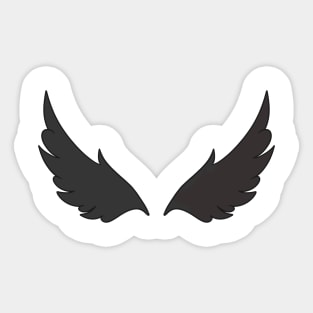 Fallen Angel Wings Sticker